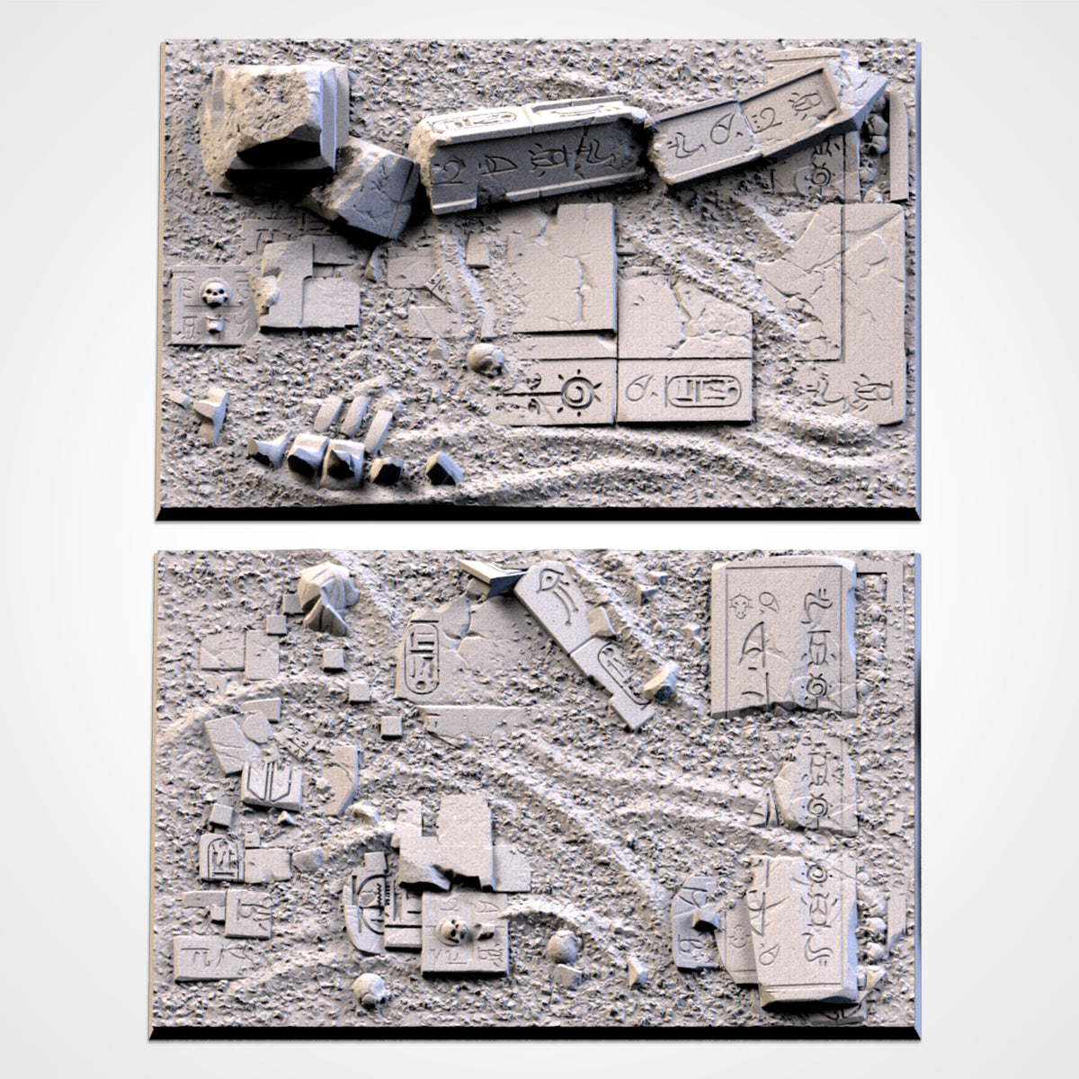 Egyptian Square Bases & Toppers - TXARLI Factory-Old World Kings of War Oathmark