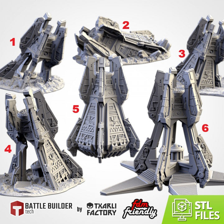 Landing Pods Terrain