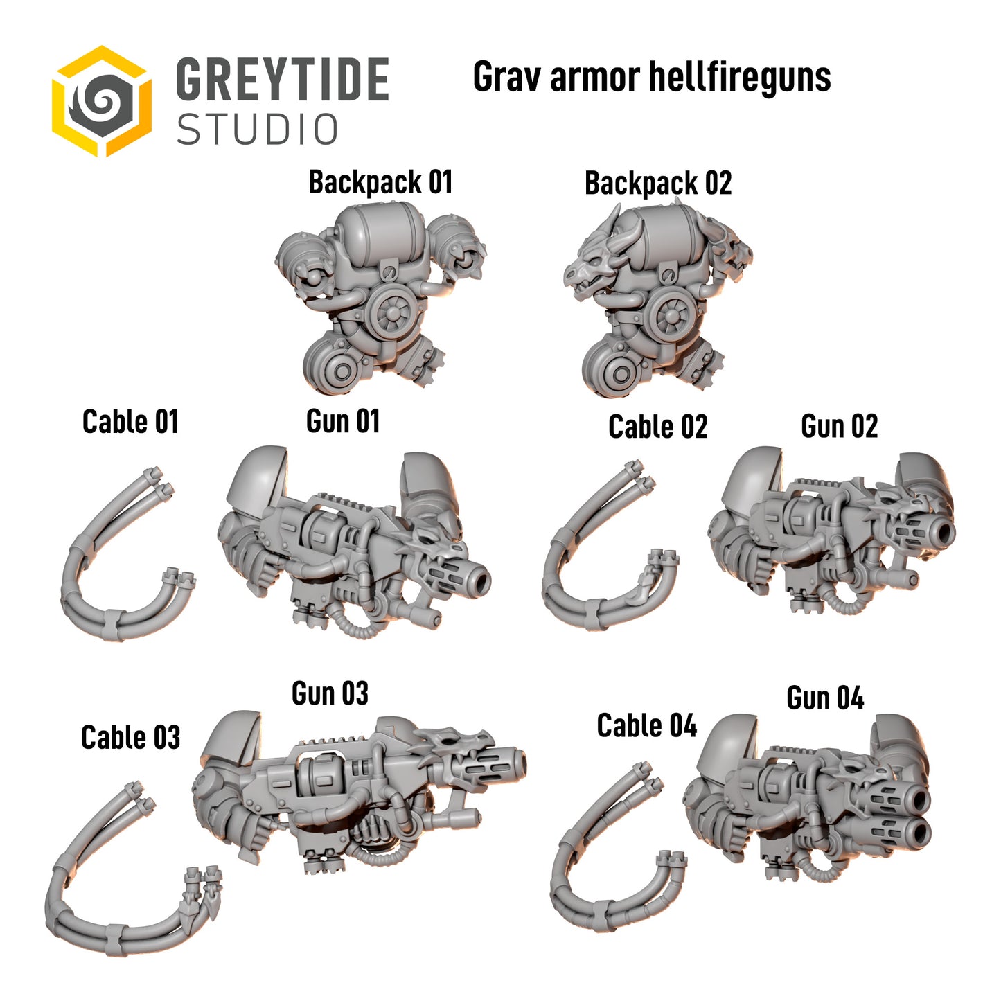 Anvil Wardens - Grav Armour Hellfire Guns
