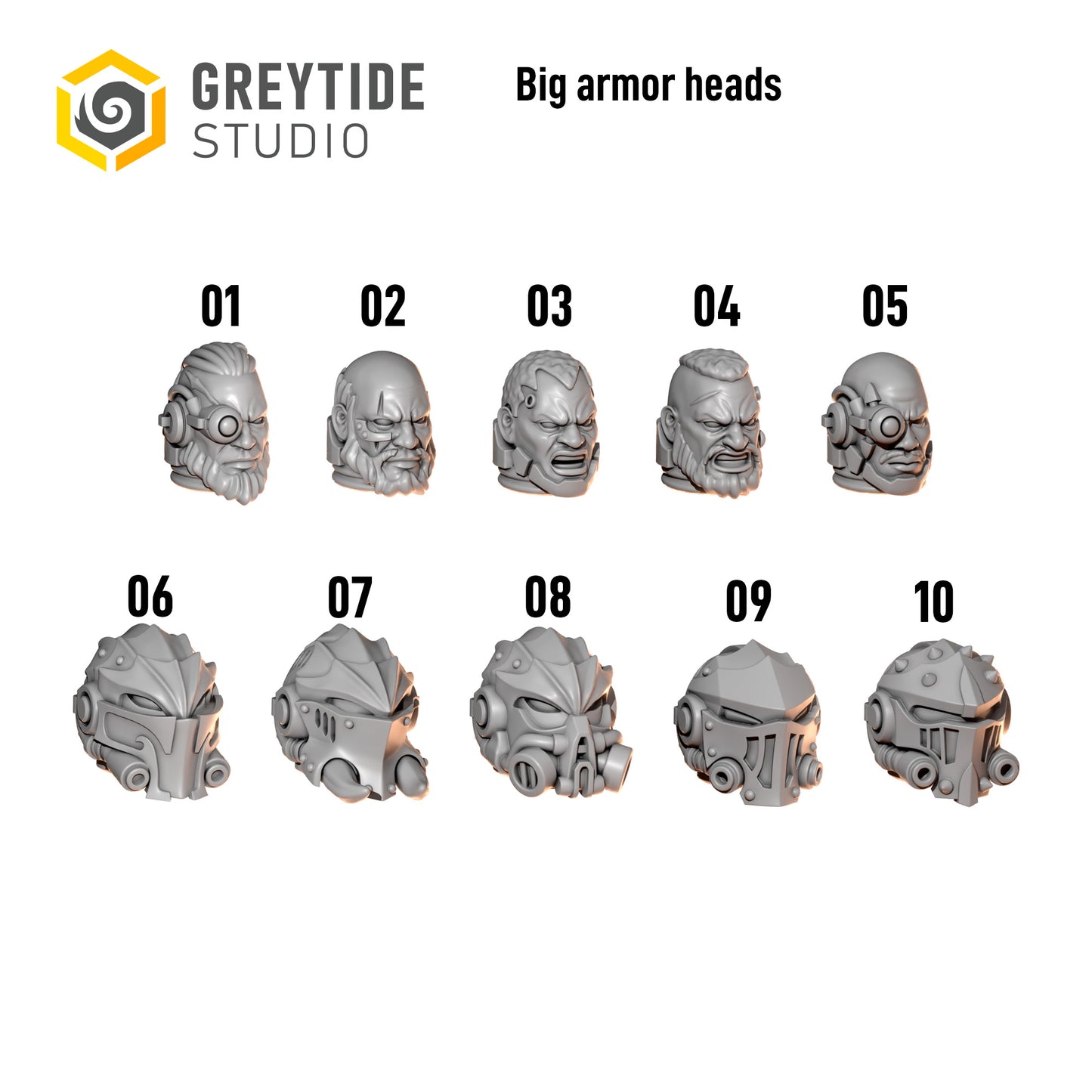 Anvil Wardens - Big Armour Heads