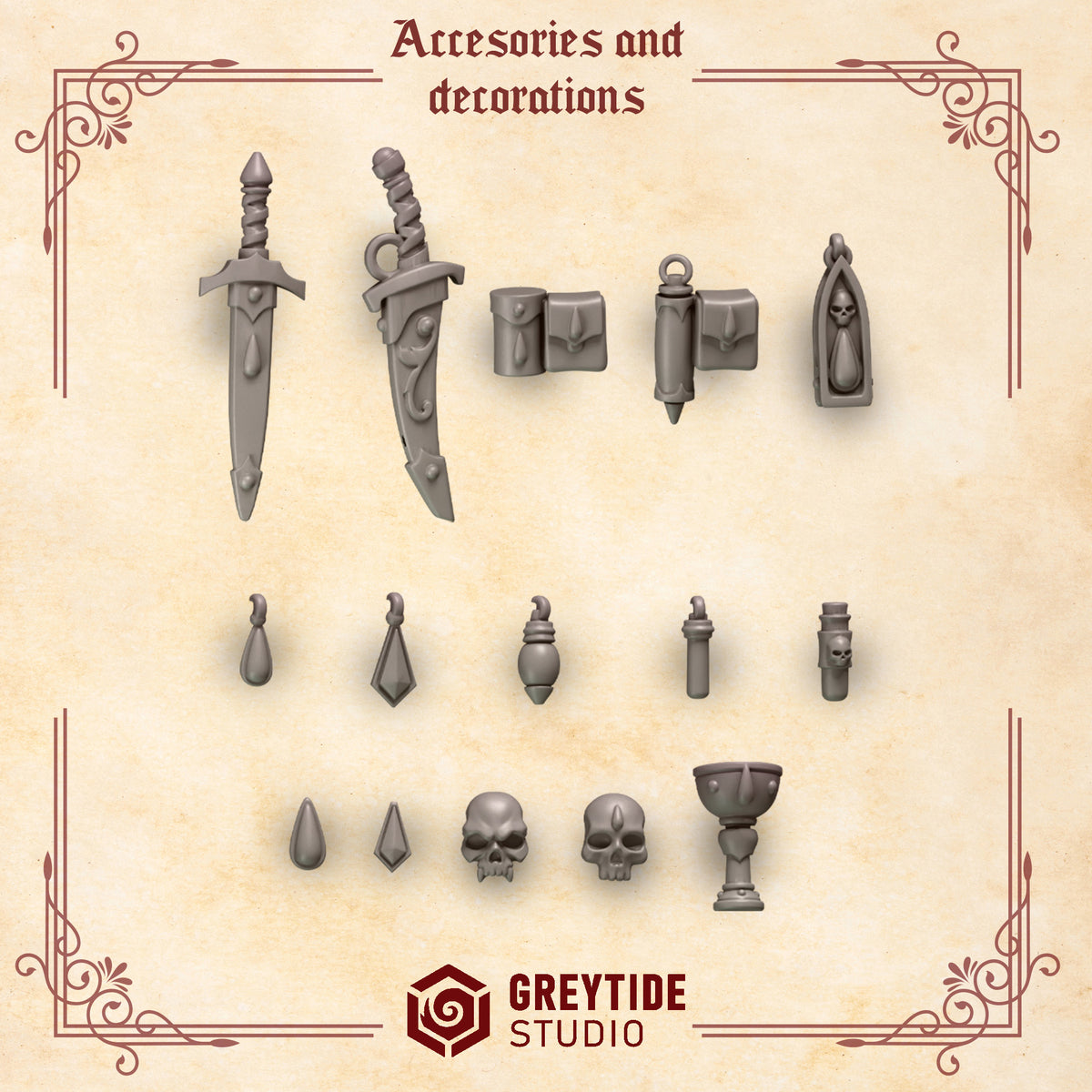 Crimson Lords - Marine Decoration Upgrade - Accessories and decoration