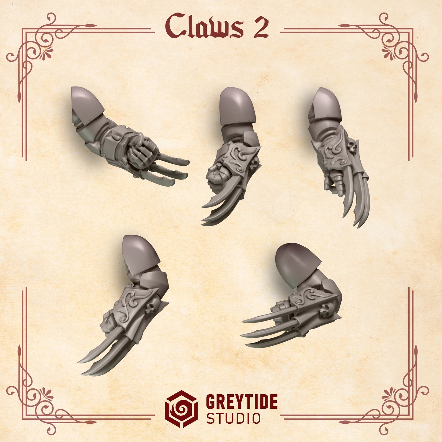 Crimson Lords - Marine Claw Upgrade set