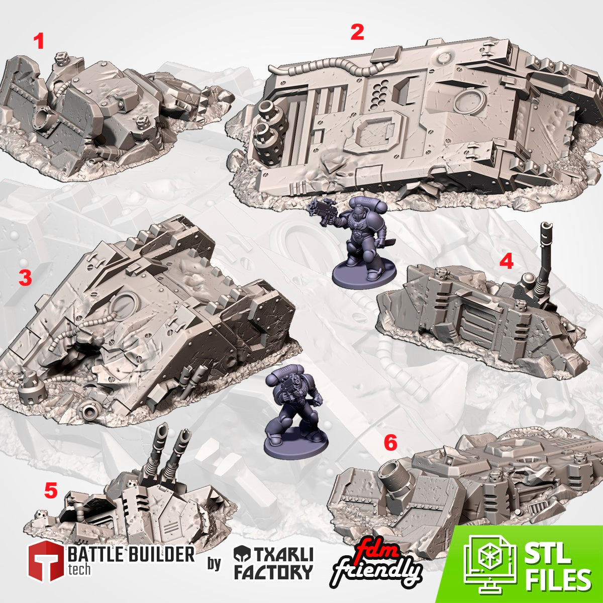 Destroyed Vehicles Terrain