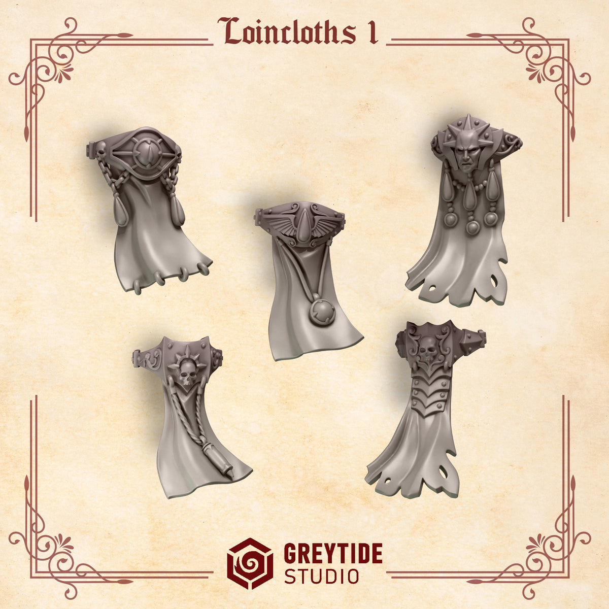 Crimson Lords - Marine Loin Cloths - Set 1