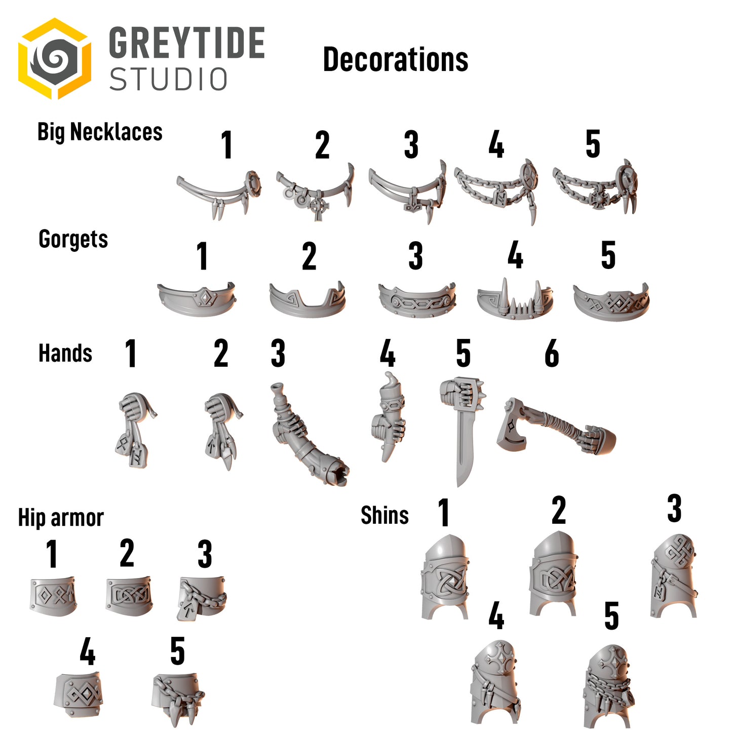 Primal Hounds 2 - Terminator Decoration Set