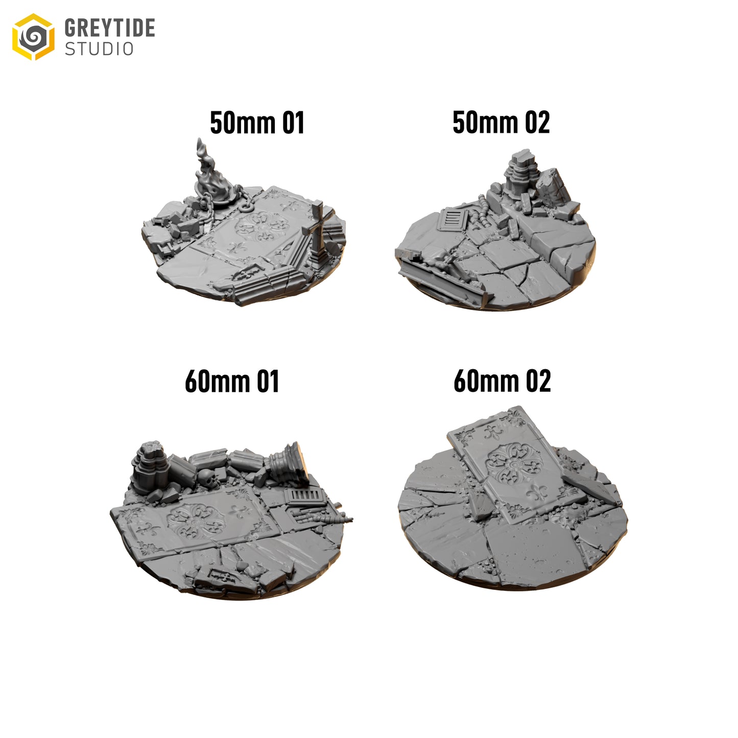 50mm Base Toppers - Eternal Pilgrims