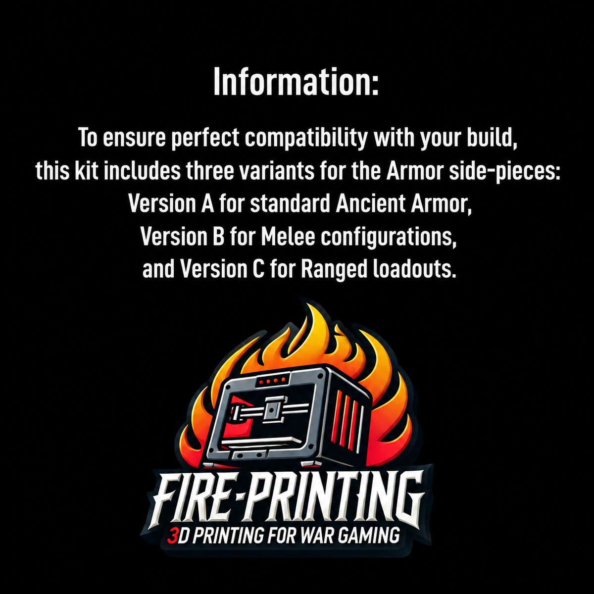 Cursed Company - Ancient Armour selection information