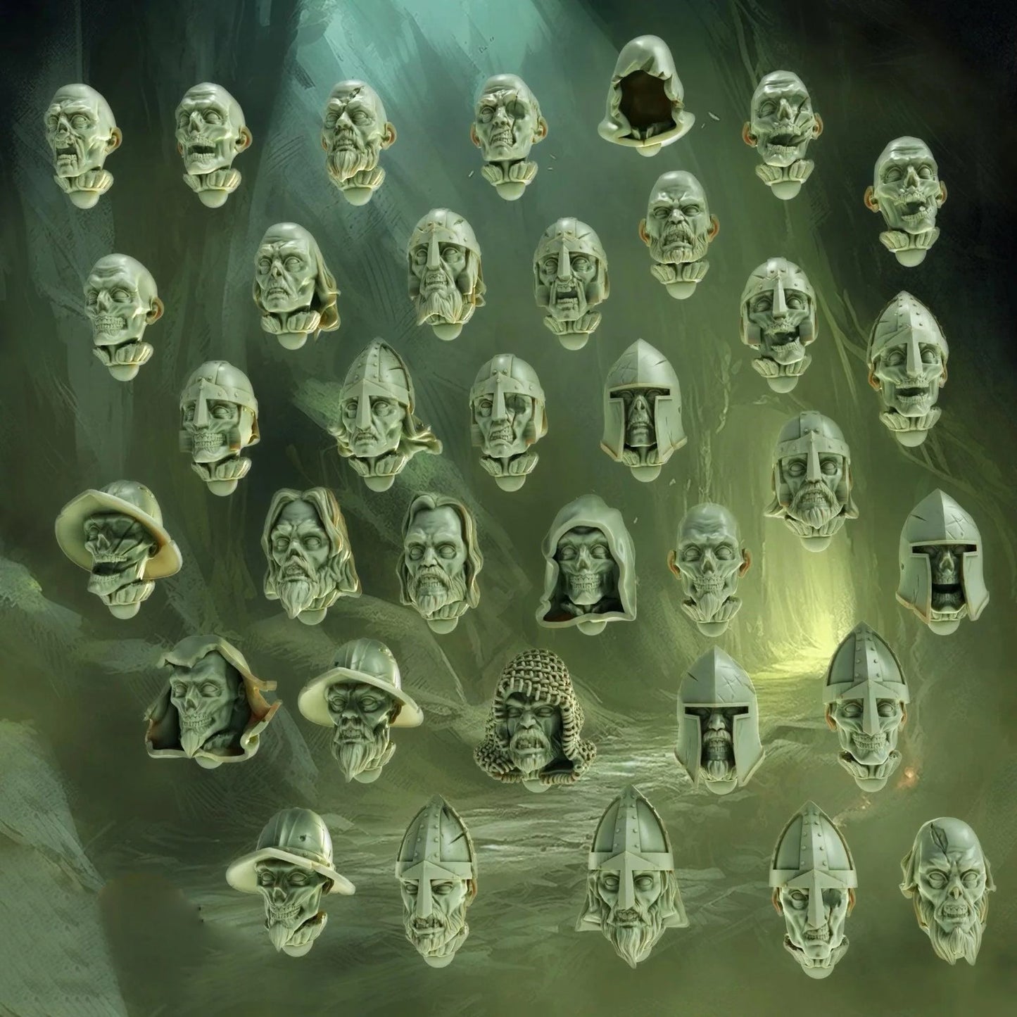 Undead zombie Head Selection