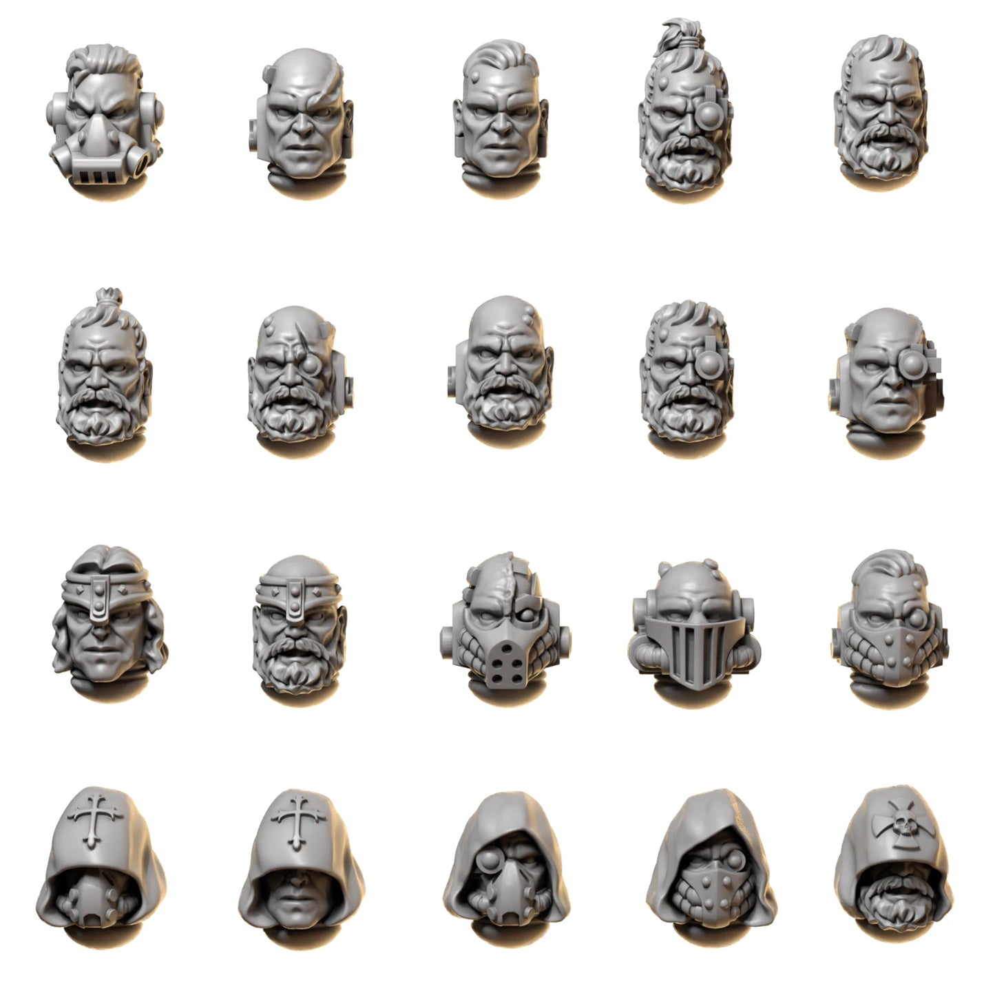 Eternal Pilgrims - Marine Head Set 1 Upgrade Kit