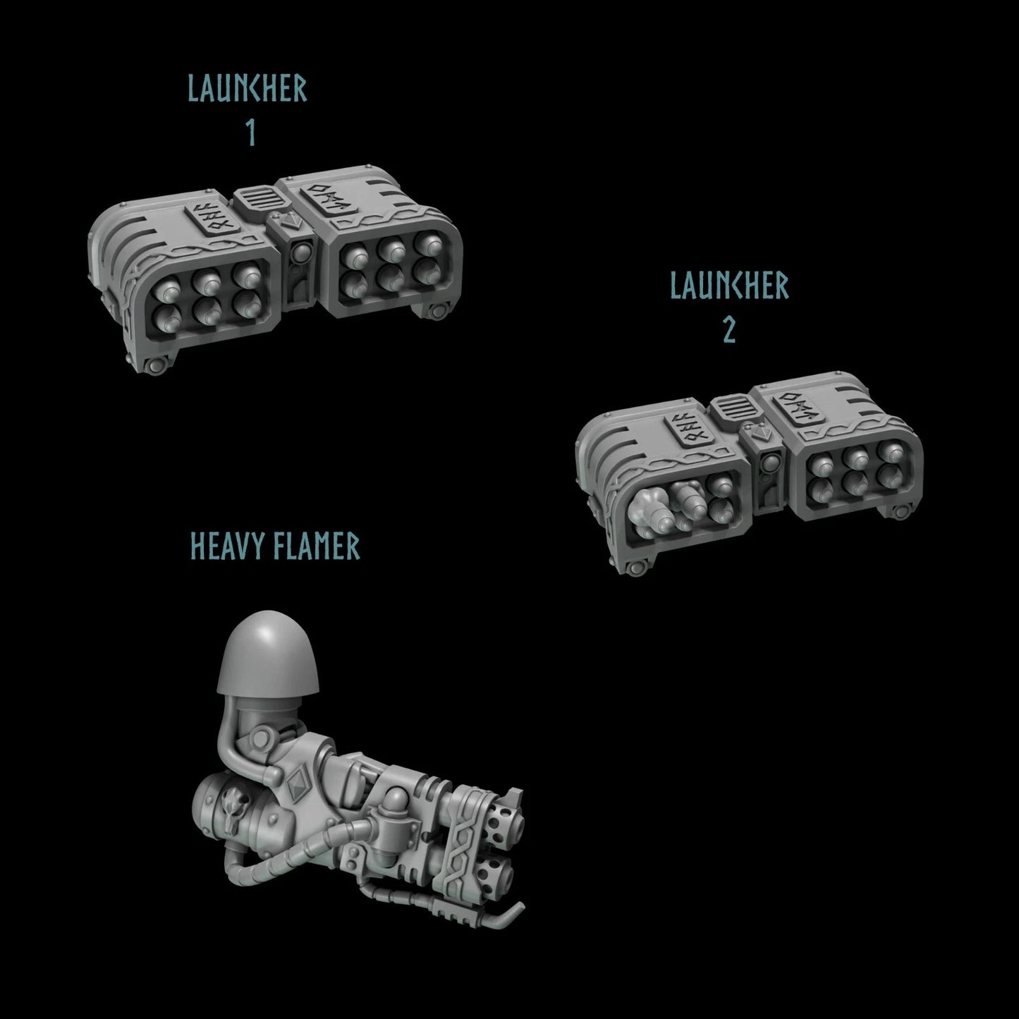 Primal Hounds - Marine Big Heavy Weapons Upgrade Kit