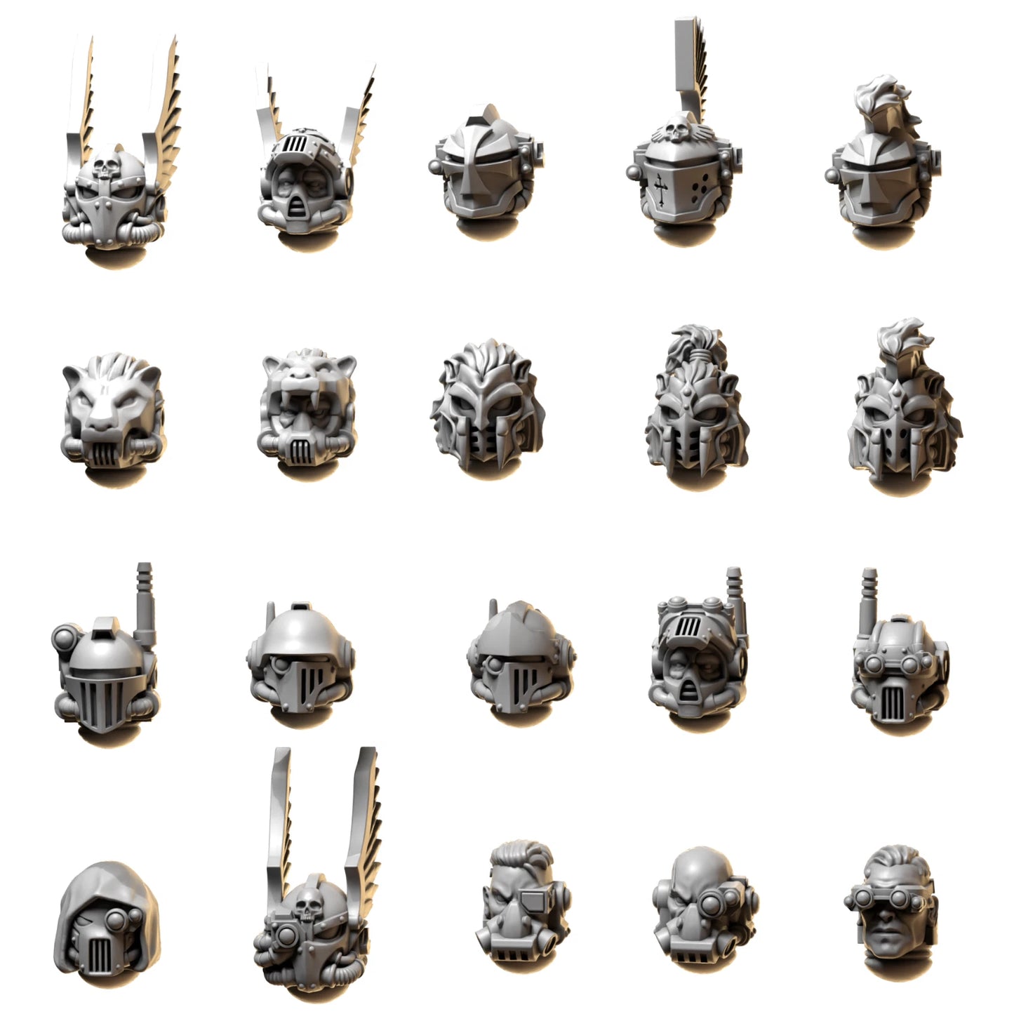 Eternal Pilgrims - Marine Head set 3 Upgrade Kit