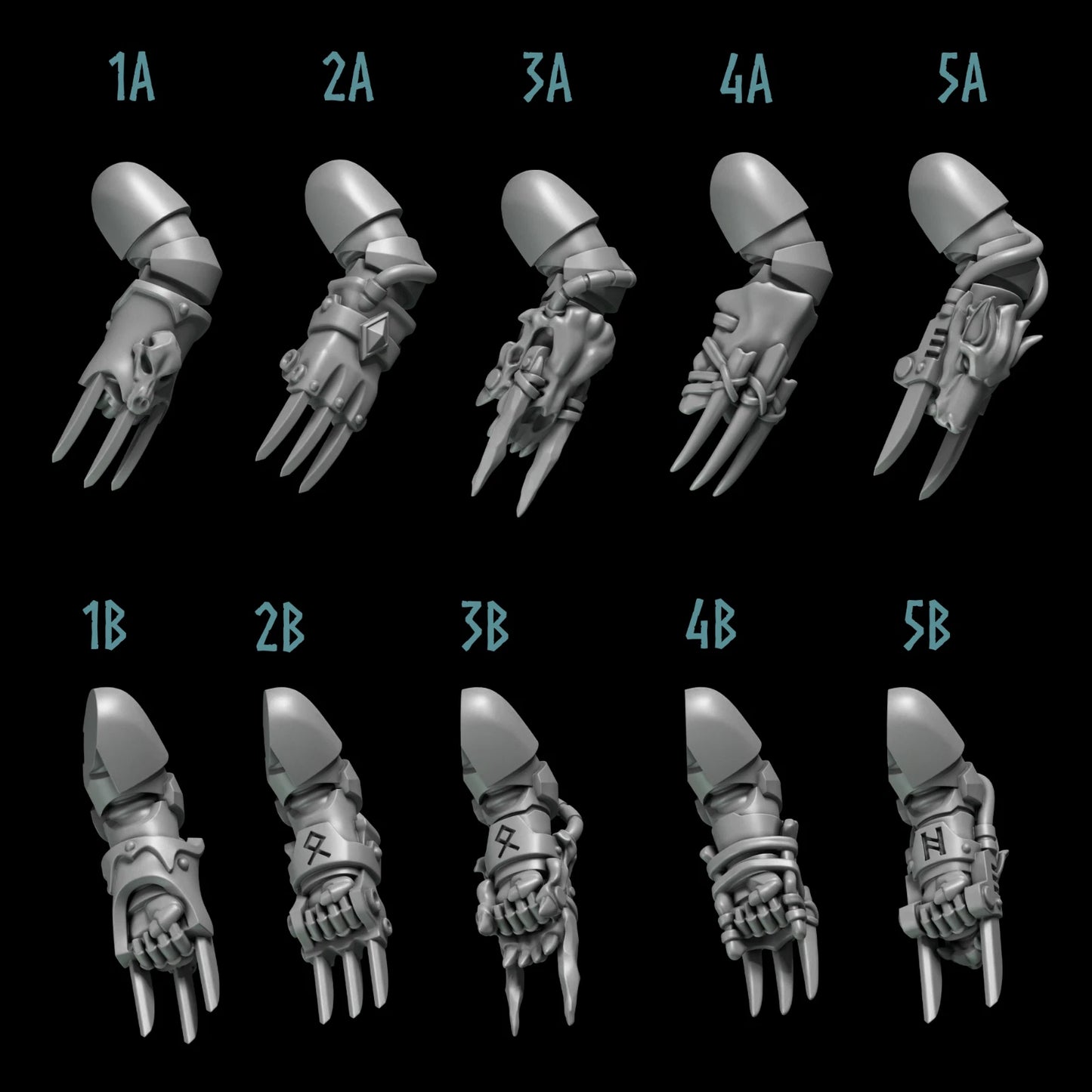 Primal Hounds - Marine Set of Claws