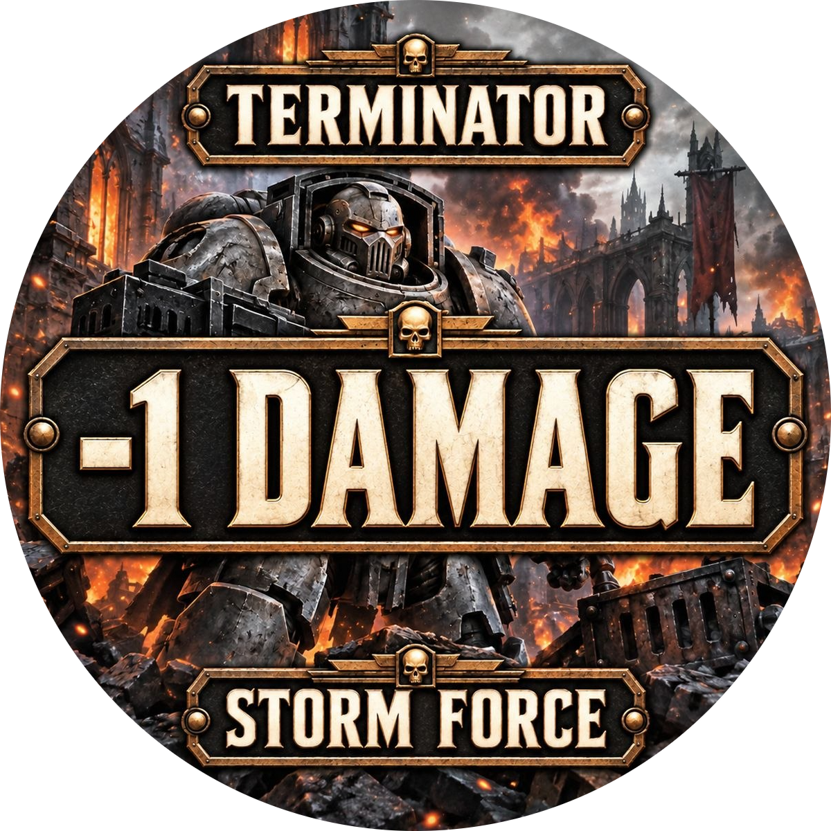 Terminator Storm Force token design 4