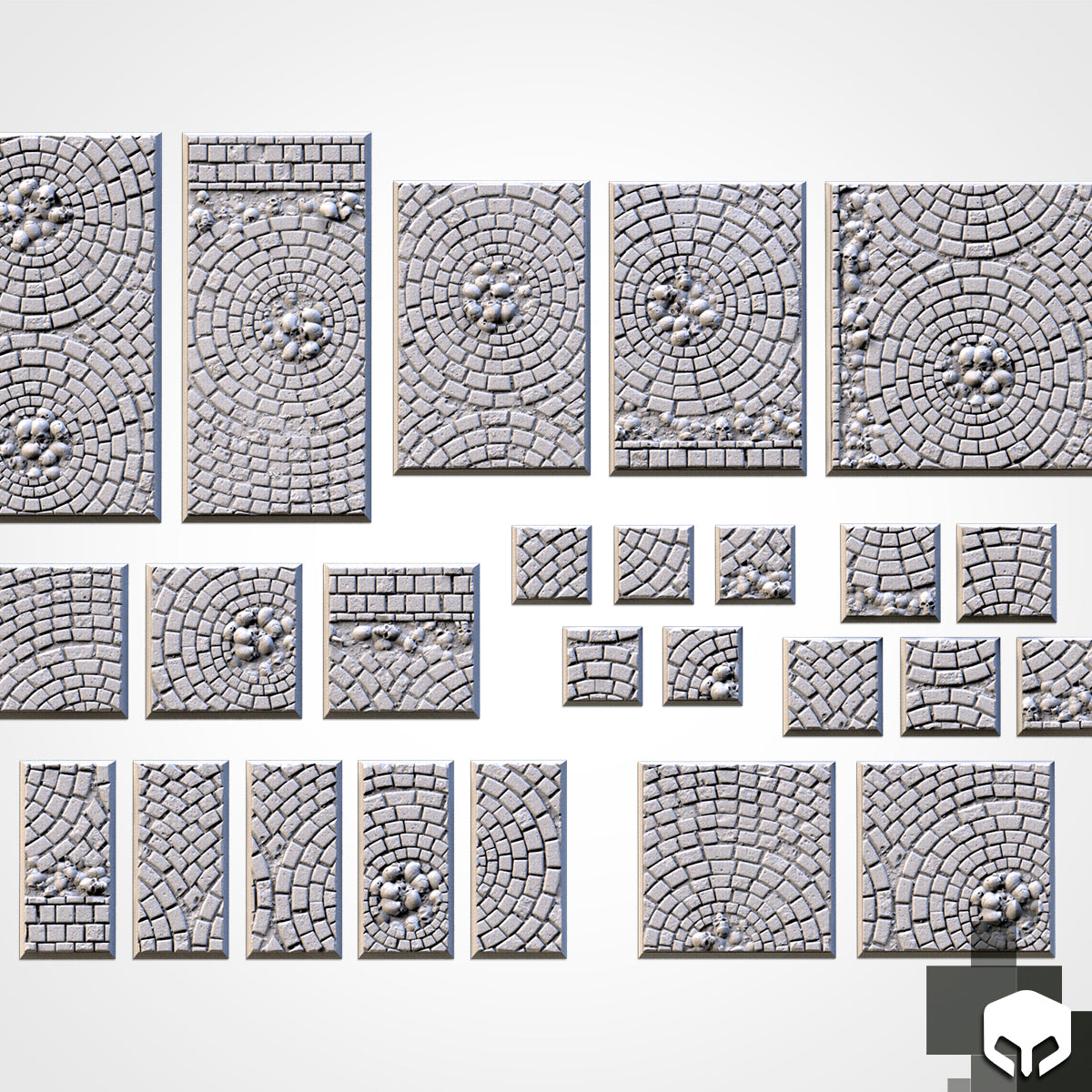Medieval Road Square Bases & Toppers - TXARLI Factory - Old World Kings of War