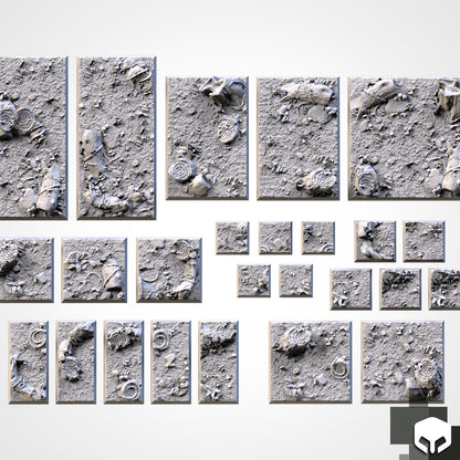 Forest Square Bases & Toppers - TXARLI Factory - Old World Kings of War Oathmark