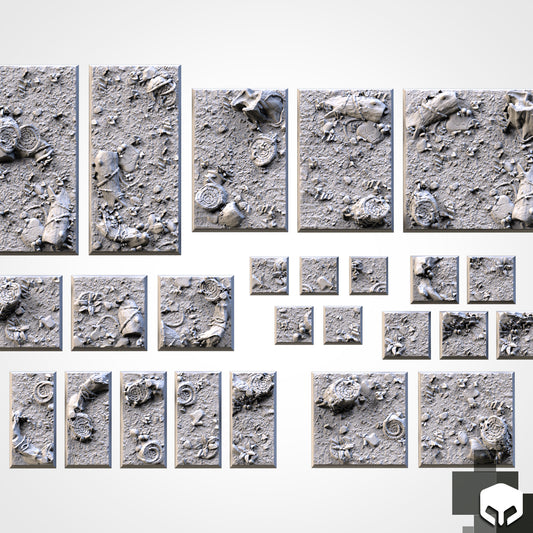 Forest Square Bases & Toppers - TXARLI Factory - Old World Kings of War Oathmark