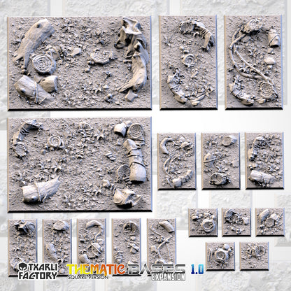 Forest Square Bases & Toppers - TXARLI Factory - Old World Kings of War Oathmark