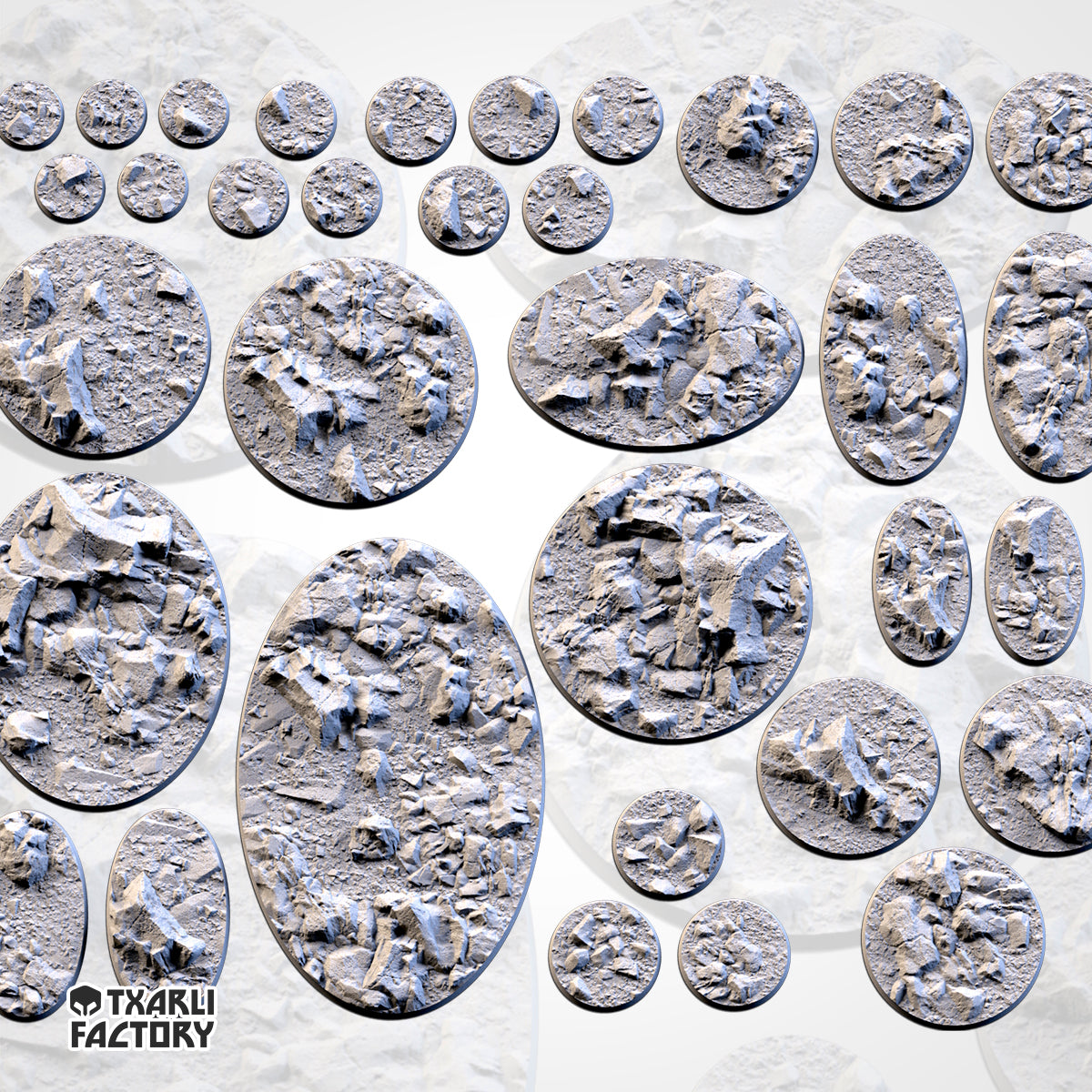 Stony Desert Bases & Toppers - TXARLI Factory