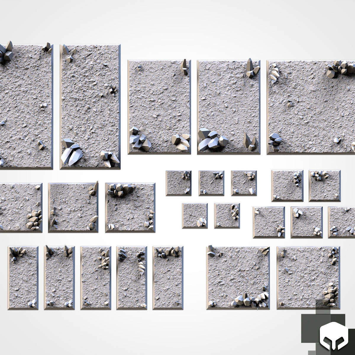 Crystal Square Bases & Toppers - TXARLI Factory  Old World Kings of War Oathmark