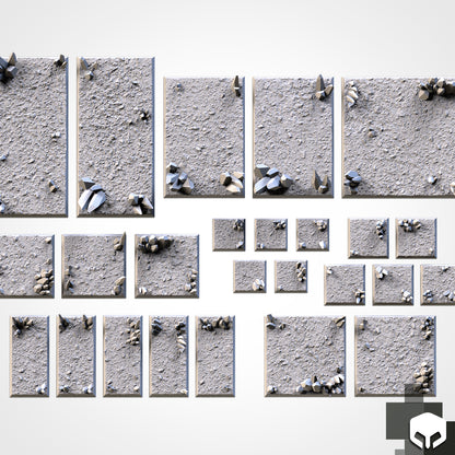 Crystal Square Bases & Toppers - TXARLI Factory  Old World Kings of War Oathmark