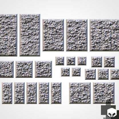 Skulls Square Bases & Toppers - TXARLI Factory - Old World Kings of War Oathmark