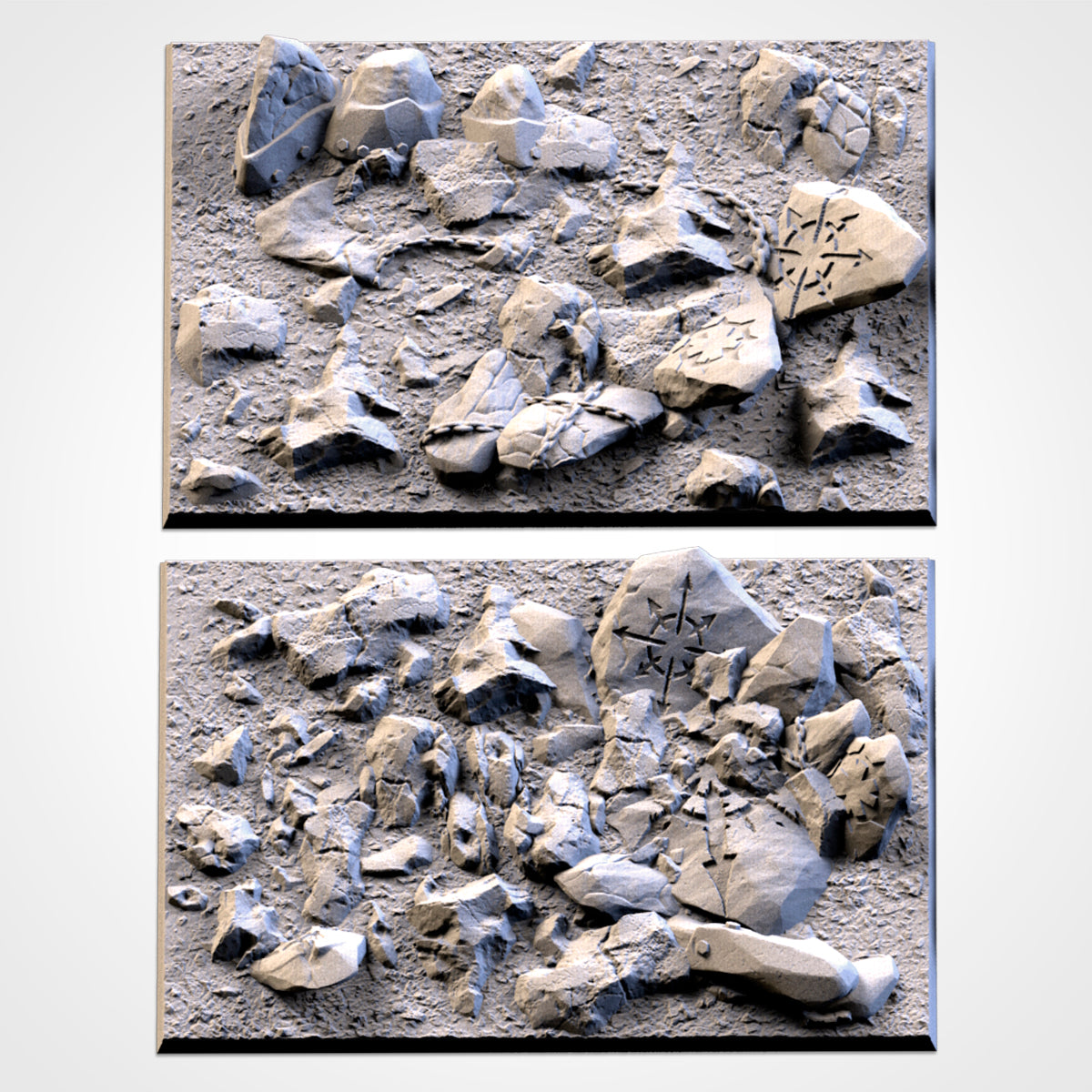 Chaos Hell Square Bases & Toppers - TXARLI Factory - Old World Kings of War