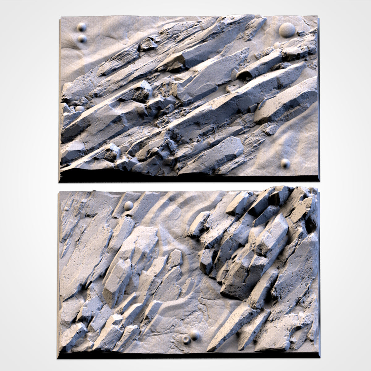 Volcanic Square Bases & Toppers - TXARLI Factory - Old World Kings of War