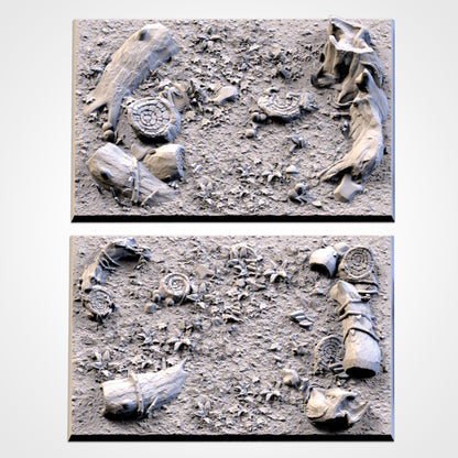 Forest Square Bases & Toppers - TXARLI Factory - Old World Kings of War Oathmark
