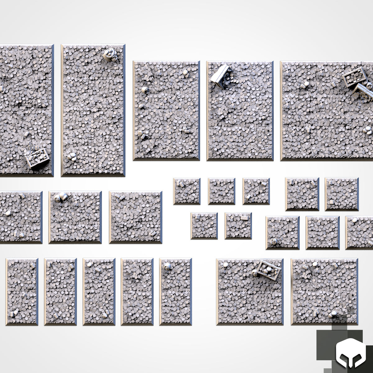 Coin Square Bases & Toppers - TXARLI Factory - Old World Kings of War Oathmark