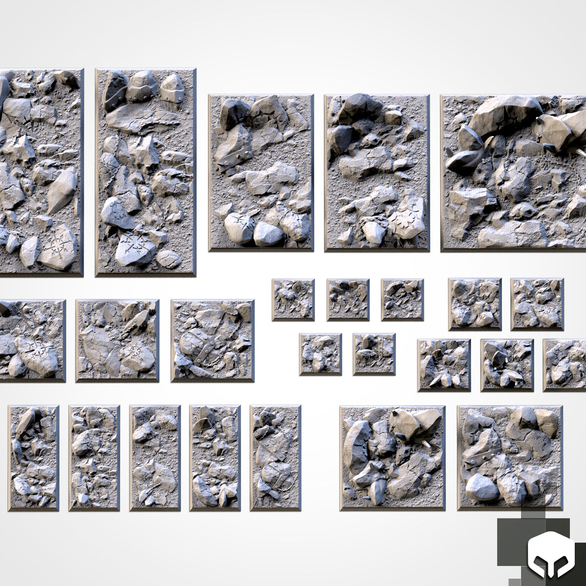 Chaos Hell Square Bases & Toppers - TXARLI Factory - Old World Kings of War