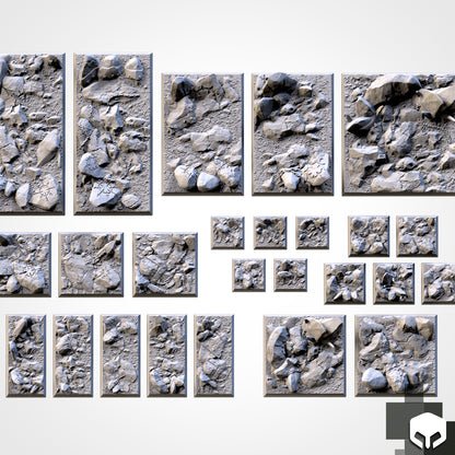 Chaos Hell Square Bases & Toppers - TXARLI Factory - Old World Kings of War