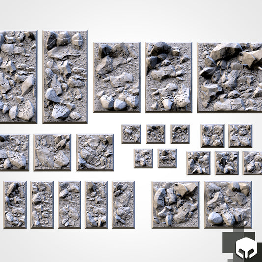 Chaos Hell Square Bases & Toppers - TXARLI Factory - Old World Kings of War