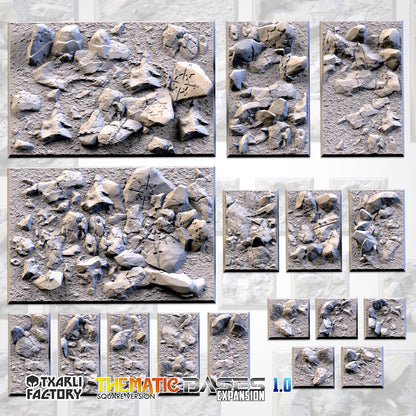 Chaos Hell Square Bases & Toppers - TXARLI Factory - Old World Kings of War
