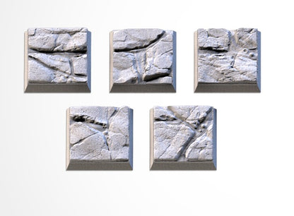 Volcanic Square Bases & Toppers - TXARLI Factory - Old World Kings of War