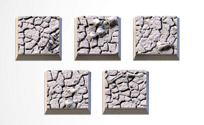 Desert Square Bases & Toppers - TXARLI Factory - Old World Kings of War Oathmark