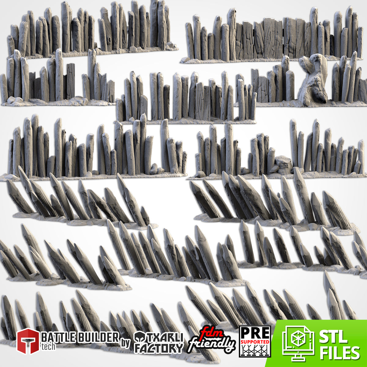 Fenced Stakes Terrain
