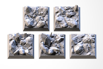 Chaos Hell Square Bases & Toppers - TXARLI Factory - Old World Kings of War