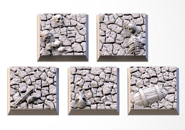Desert Square Bases & Toppers - TXARLI Factory - Old World Kings of War Oathmark