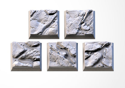 Volcanic Square Bases & Toppers - TXARLI Factory - Old World Kings of War