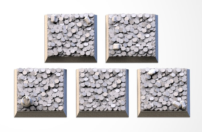 Coin Square Bases & Toppers - TXARLI Factory - Old World Kings of War Oathmark