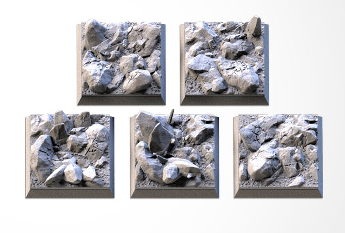 Chaos Hell Square Bases & Toppers - TXARLI Factory - Old World Kings of War