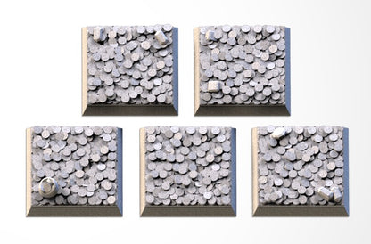Coin Square Bases & Toppers - TXARLI Factory - Old World Kings of War Oathmark