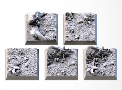 Forest Square Bases & Toppers - TXARLI Factory - Old World Kings of War Oathmark