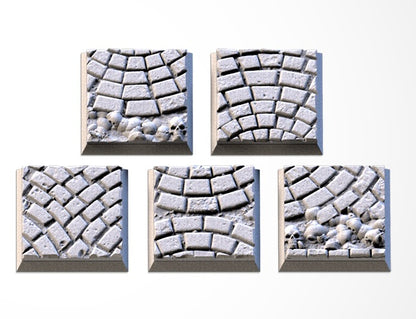 Medieval Road Square Bases & Toppers - TXARLI Factory - Old World Kings of War