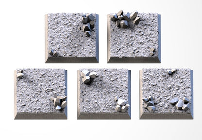 Crystal Square Bases & Toppers - TXARLI Factory  Old World Kings of War Oathmark