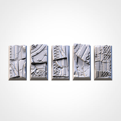 Ancestral Ruins Square Bases & Toppers - TXARLI Factory - Old World Kings of War