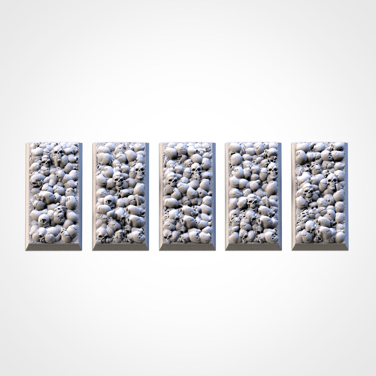 Skulls Square Bases & Toppers - TXARLI Factory - Old World Kings of War Oathmark