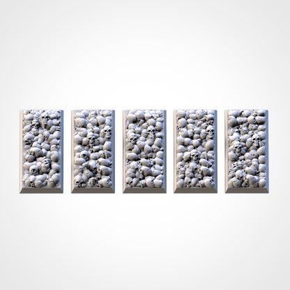 Skulls Square Bases & Toppers - TXARLI Factory - Old World Kings of War Oathmark