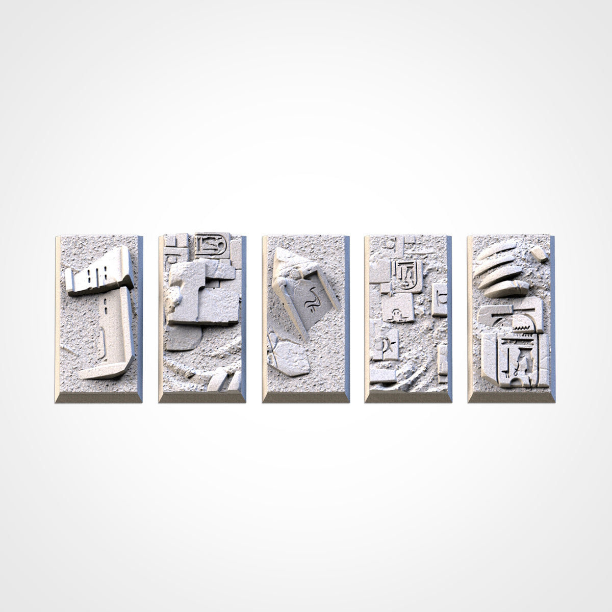 Egyptian Square Bases & Toppers - TXARLI Factory-Old World Kings of War Oathmark