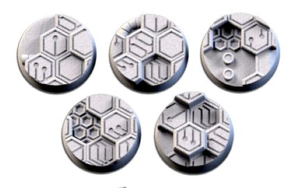 Cyberhex xenos necron Bases & Toppers - TXARLI Factory